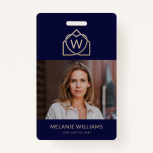 Badge Étiquette Nom du locateur promotionnel immobilier