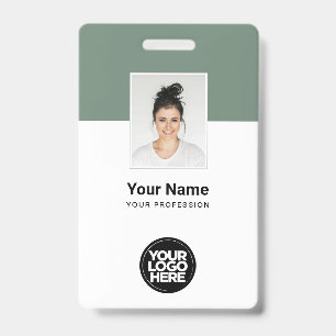 Badge Étiquettes de nom personnalisées pour employés d'e