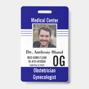 Badge Étiquettes d'identification de sécurité médicale b