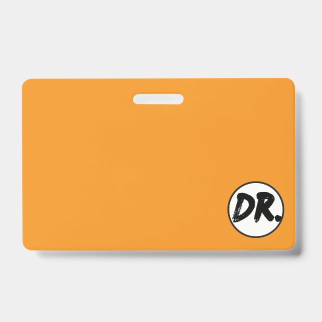 Badge Étui pour téléphone Orange DR. Logo (Avant)