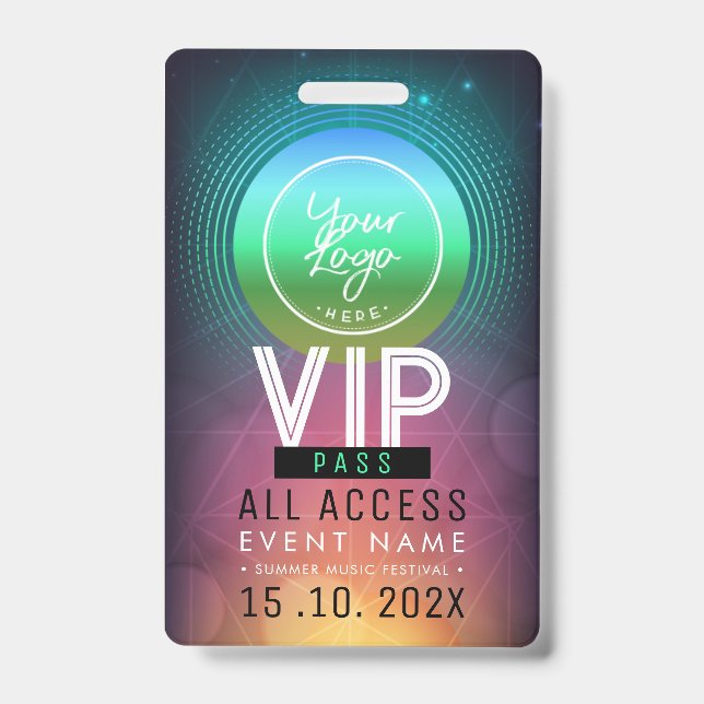Badge Événement d'accès VIP exclusif (Avant)