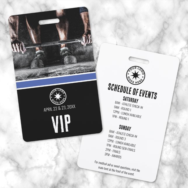 Badge Événement Fitness VIP (VIP Event Badge)