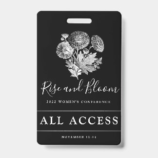Badge Événement personnalisé VIP Accès illimité Conféren
