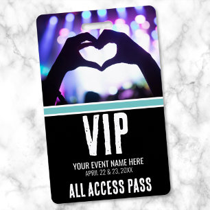 Badge Événement spécial accès illimité aux VIP
