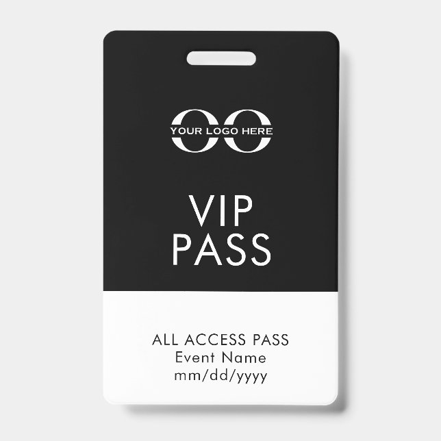 Badge Événement VIP accès total (Avant)