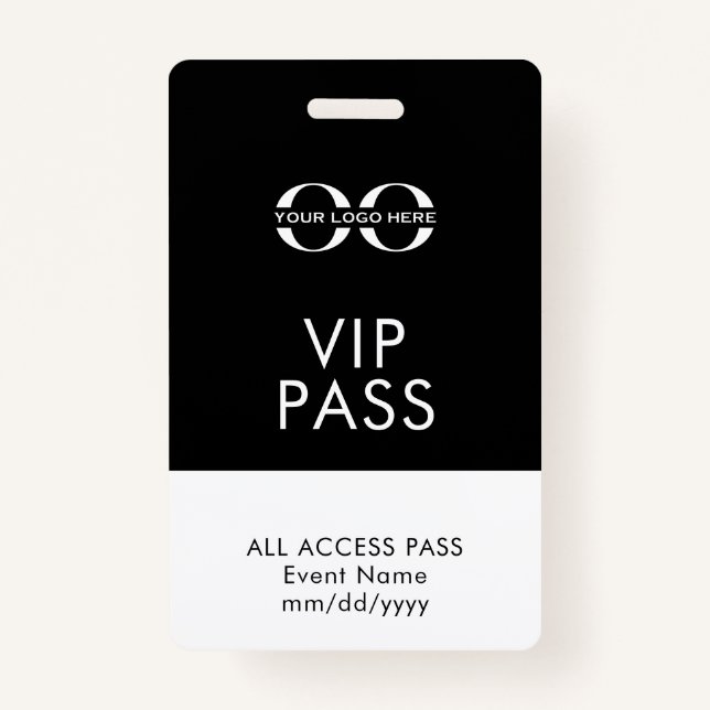 Badge Événement VIP All Access (Devant)