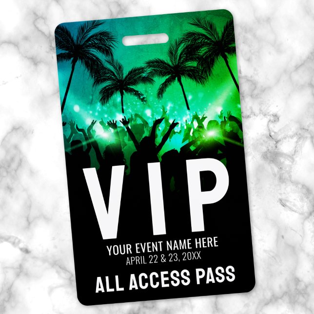 Badge Événement VIP Tout Accès (All Access Event VIP Badge)