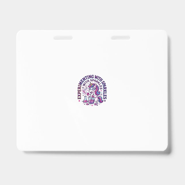 Badge Expérience de licorne avec coupure commerciale d'é (Avant)