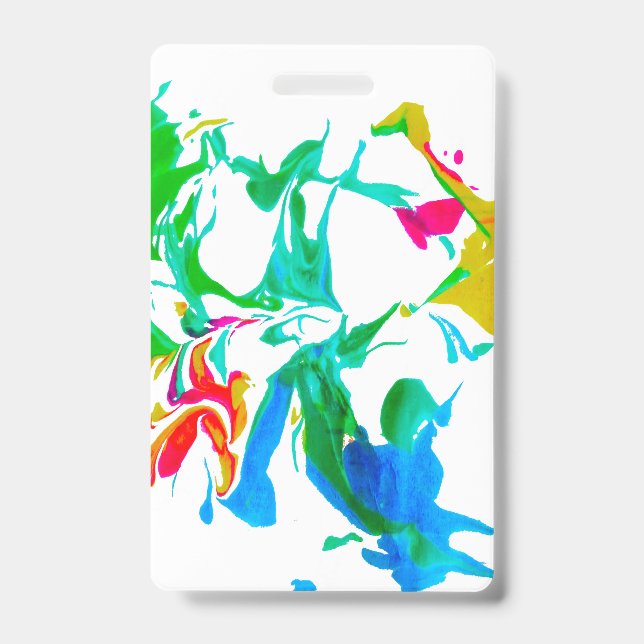 Badge Explosion des couleurs (Avant)