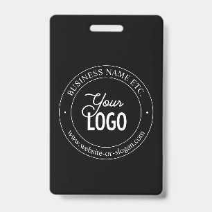 Badge Facile de remplacement de logo et de texte personn