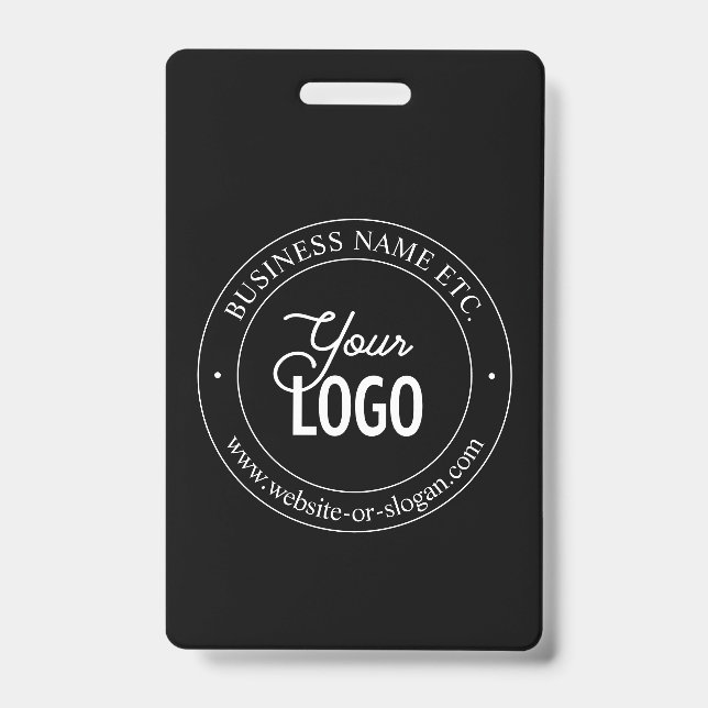 Badge Facile de remplacement de logo et de texte personn (Avant)