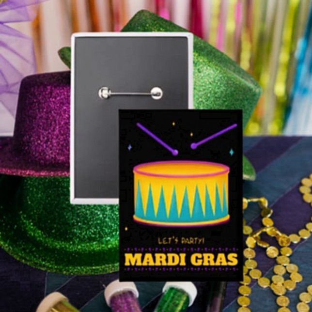Badge Faisons la fête ! Bouton Mardi Gras (Créateur téléchargé)