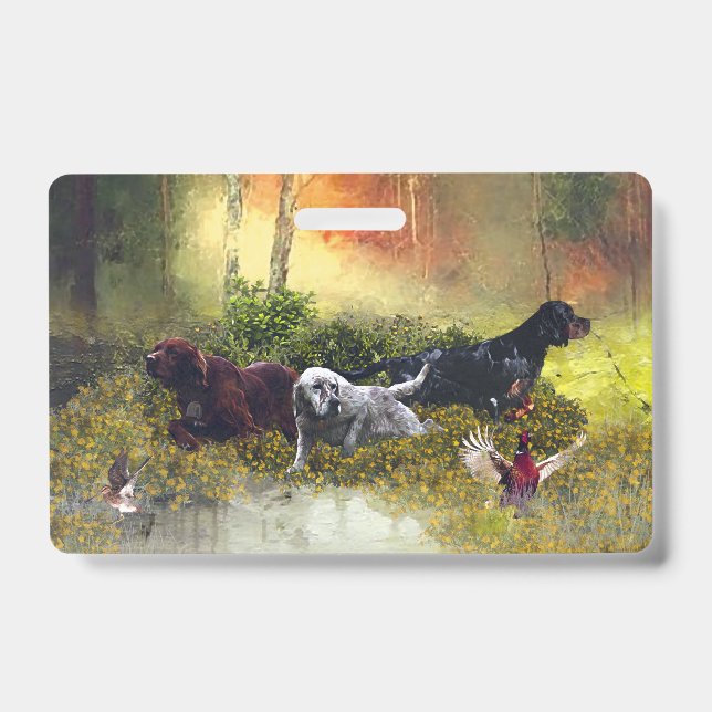 Badge Famille des Setters    (Avant)