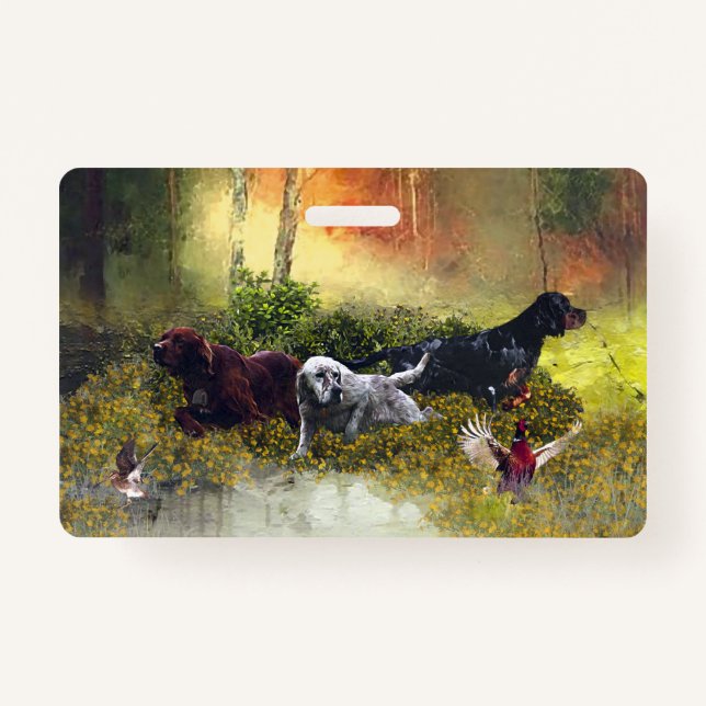 Badge Famille Setters (Devant)