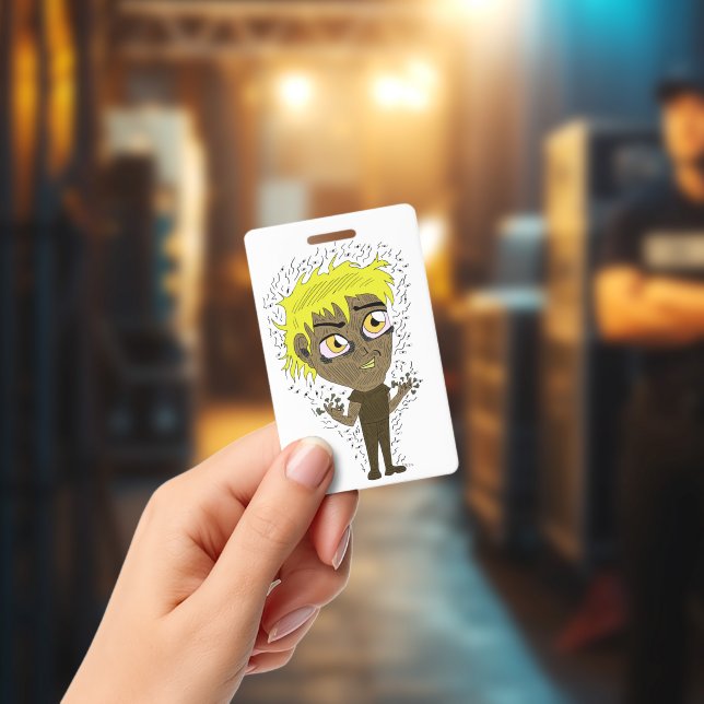 Badge Farty Fingers  Chibi (Concert)