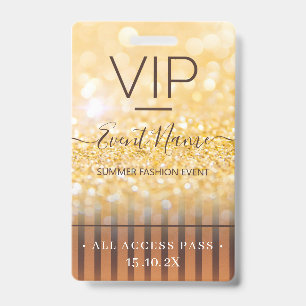 Badge Fashion Event VIP All Access Pass