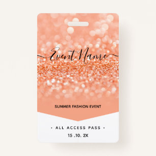Badge Fashion Event VIP All Access Pass