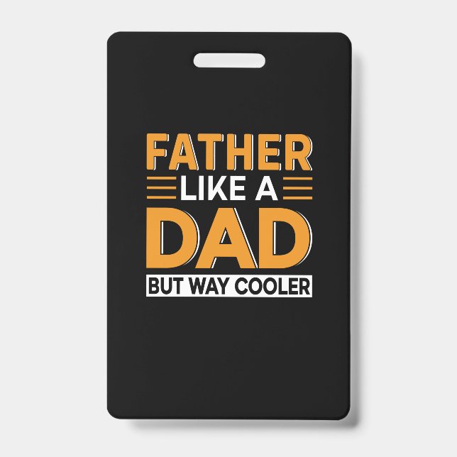 Badge Father's Day Father Like A Dad (Avant)