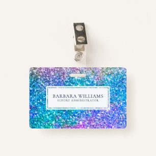 Badge Faux coloré Faux Fil blanc Accent