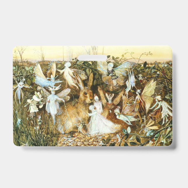 Badge Fées et Lapin (Avant)