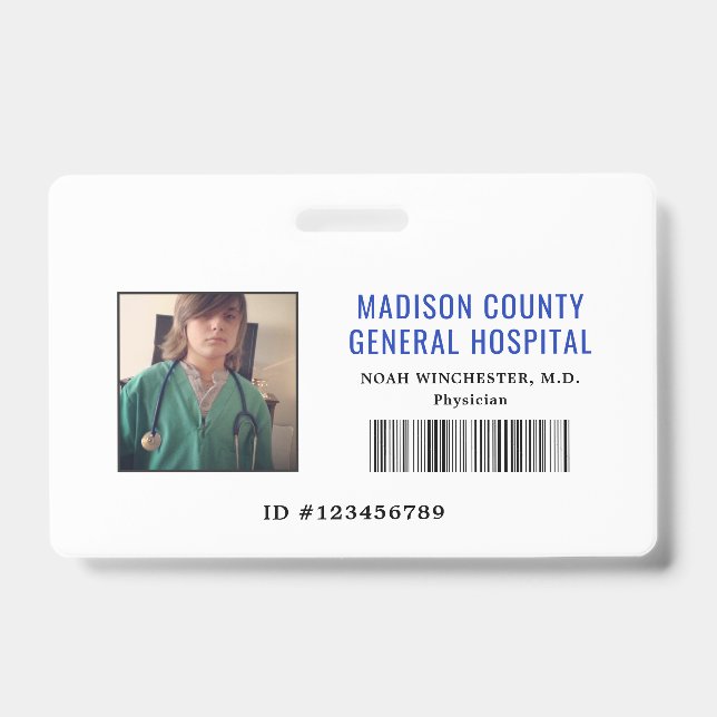 Badge Feignez l'insigne de docteur ID de jeu (Avant)