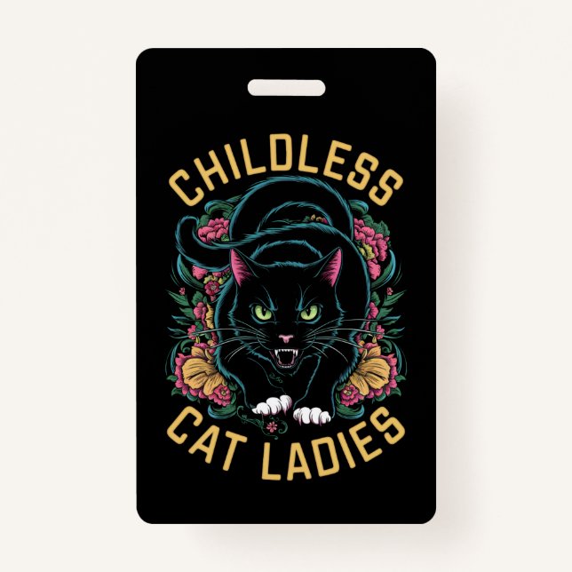 Badge Feminist Cat Ladies 2024 (Devant)