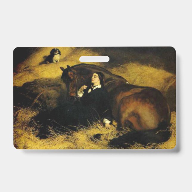 Badge Femme et Cheval (Avant)