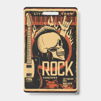 Badge Festival de rock