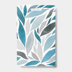 Badge feuilles d'arbre