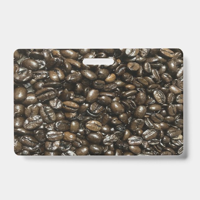 Badge Fèves de café (Avant)