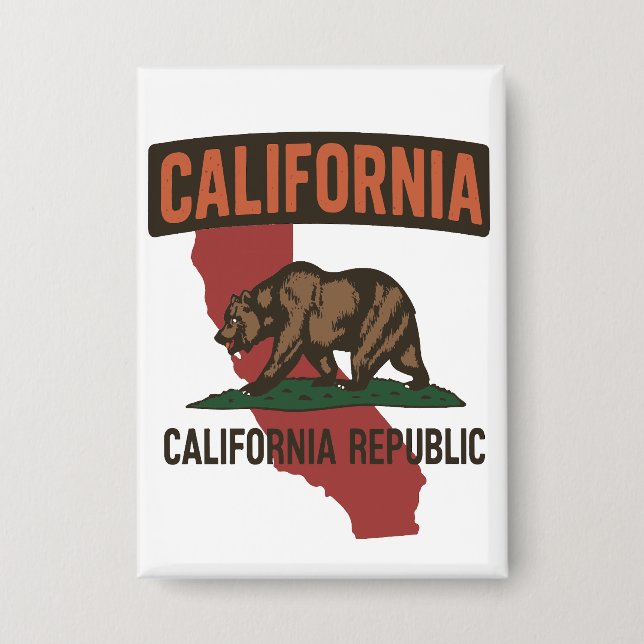 Badge Fierté de l'état de la République de Californie (Recto)