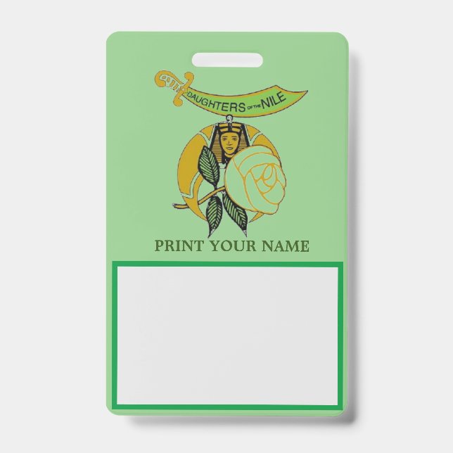 BADGE FILLE DU NIL (Avant)