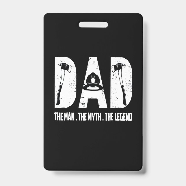 Badge Firefighter | The Man The Myth The Legend (Avant)