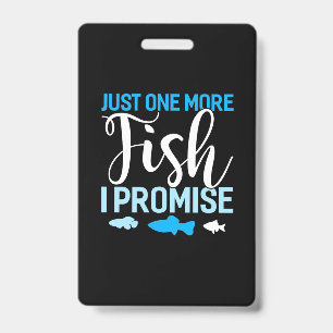 Badge Fisher Juste Un Poisson De Plus