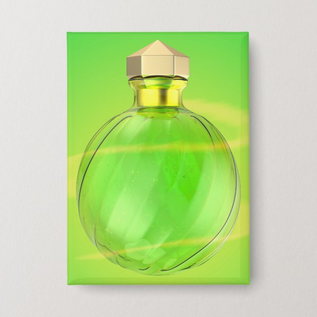 Badge Flacon de potion magique lumineux (Recto)