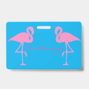 Badge Flamants roses roses Thunder_Cove