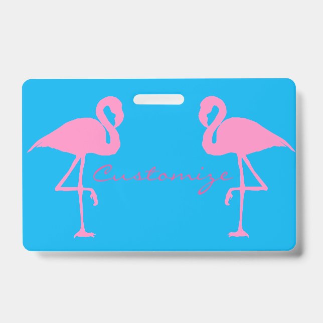 Badge Flamants roses roses Thunder_Cove (Avant)