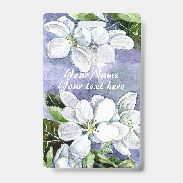 Badge Fleur de pommier  (Avant)