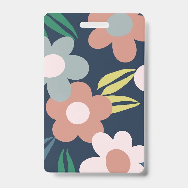 Badge Fleurs de printemps (Avant)