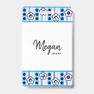 Badge Fleurs d'hiver