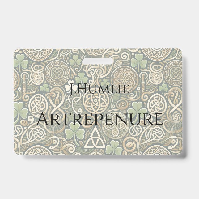 Badge Floraison celtique (Avant)