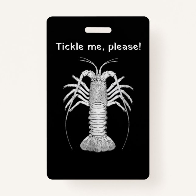 Badge Florida Keys Spiny Lobster Me Ticker, S'Il Vous Pl (Devant)