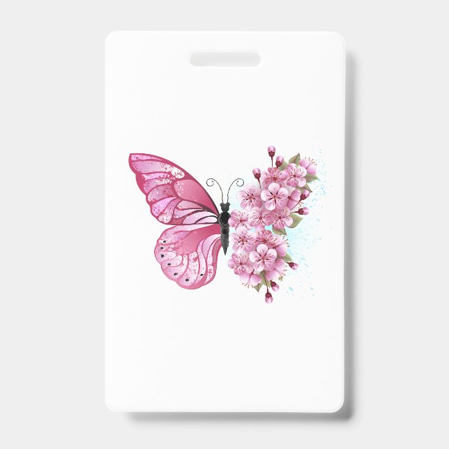 Badge Flower Butterfly (Avant)