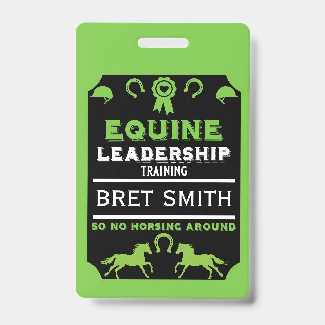 Badge Formation au leadership équin (Avant)