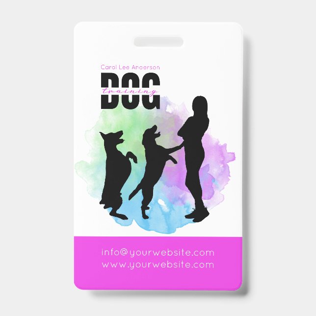 Badge Formation canine / Dresseur de chiens (Avant)