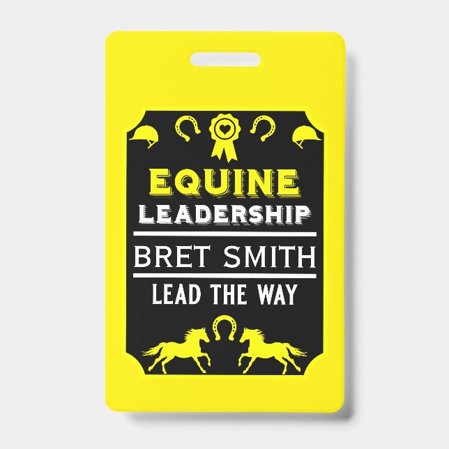 Badge Formation de leadership équin (Avant)