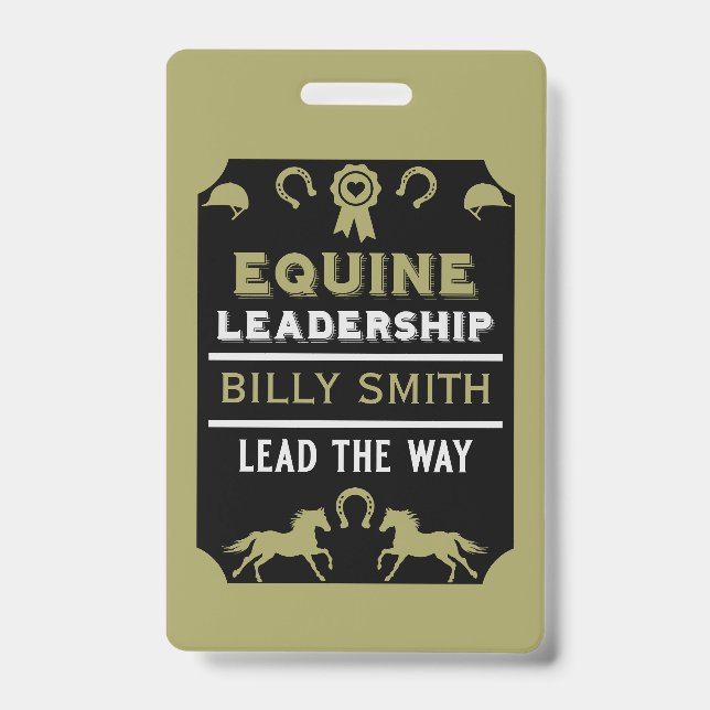 Badge Formation de leadership équin (Avant)