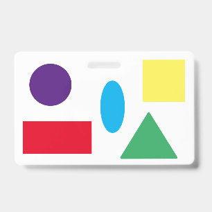 Badge Formes et Alphabet