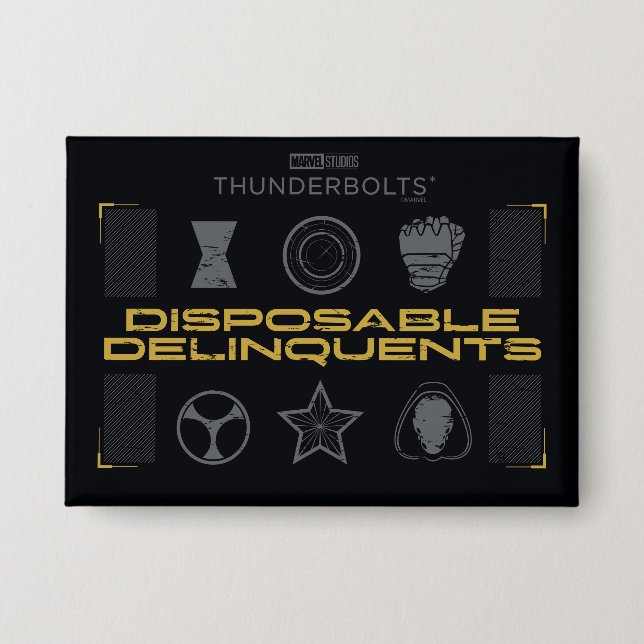 Badge Foudroyants* | Délinquants jetables (Recto)