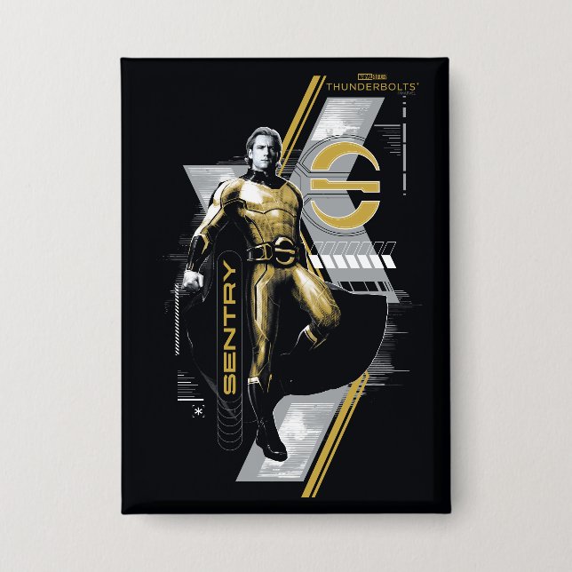 Badge Foudroyants* | Graphisme de personnage de Sentry (Recto)